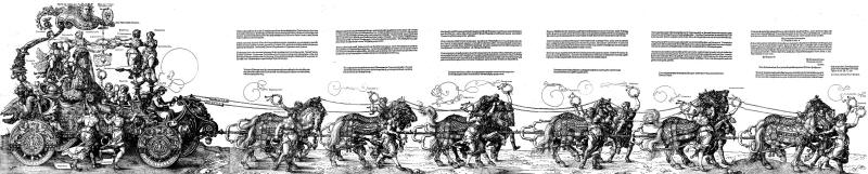 Albrecht Durer - ''Great Triumphal Chariot of Maximilian I''