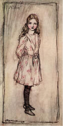 Arthur Rackham - 'Alice' from ''Alice's Adventure in Wonderland'' (1907)