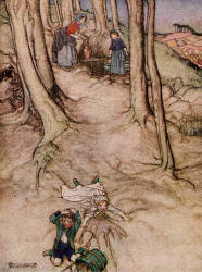 Arthur Rackham - 'Jack and Jill' from ''Mother Goose: The Old Nursery Rhymes'' (1913)