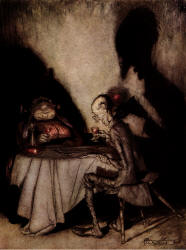 Arthur Rackham - 'Jack Sprat' from ''Mother Goose: The Old Nursery Rhymes'' (1913)