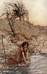 Arthur Rackham - 'Hermia' from Shakespeare's ''A Midsummer-Night's Dream'' (1908)