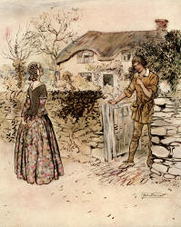 Arthur Rackham - 'The Gardener' from ''Some British Ballads'' (1919)