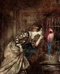 Arthur Rackham - 'May Colven' from ''Some British Ballads'' (1919)