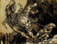 Arthur Rackham's ''The Twelfth Labor of Hercules''