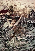 Arthur Rackham illustration for ''Undine''