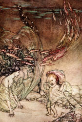 Arthur Rackham - 'The Infance of Undine' from ''Undine'' (1909)