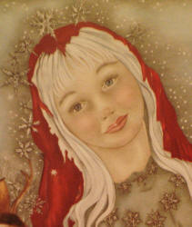 Detail from Adrienne Segur's colour illustration for 'Winter's Bride' from ''Contes des pays de neige''