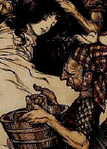 Detail from ''Snowdrop'' by Arthur Rackham