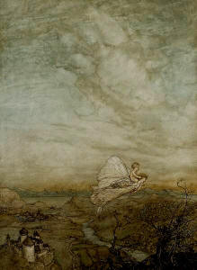 Arthur Rackham - ''A Midsummer-Night's Dream (Act IV, Scene I)