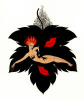 Erte (Romain de Tirtoff) - an illustration prepared for ''Seven Deadly Sins''