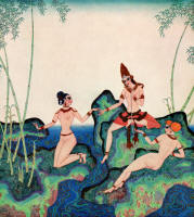 Edmund Dulac's 'The Pearl of the Bamboo' in the 1920 Edition of ''The Kingdom of the Pearl''
