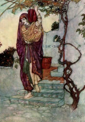 Edmund Dulac - illustration for 'The 60th Quatrain' from ''Rubaiyat of Omar Khayyam'' (1909), translated by Edward Fitzgerald