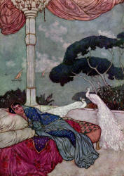 Edmund Dulac - illustration for 'The 72nd Quatrain' from ''Rubaiyat of Omar Khayyam'' (1909), translated by Edward Fitzgerald