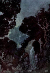 Edmund Dulac - illustration for 'The 22nd Quatrain' from ''Rubaiyat of Omar Khayyam'' (1909), translated by Edward Fitzgerald