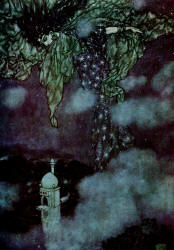 Edmund Dulac - illustration for 'The 36th Quatrain' from ''Rubaiyat of Omar Khayyam'' (1909), translated by Edward Fitzgerald