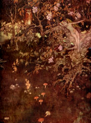 Edmund Dulac - 'Ariel' from ''The Tempest'' (1908)