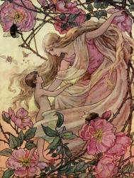 Frank C Pape - 'The Rose greets the Child' from ''The Story Without an End'' (1913)