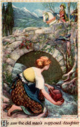 Frank C Pape - colour illustration for 'The Winter's Tale' from ''Tales from Shakespeare'' (1923)
