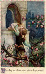 Frank C Pape - colour illustration for 'Romeo and Juliet' from ''Tales from Shakespeare'' (1923)