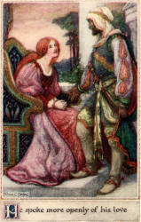 Frank C Pape - colour illustration for 'Othello' from ''Tales from Shakespeare'' (1923)