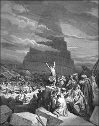 Gustave Dore - 'The Confusion of Tongues' from the ''Holy Bible''