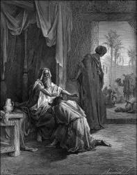 Gustave Dore - 'Isaac blessing Jacob' from the ''Holy Bible''