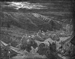 Gustave Dore - 'The Giving of the Law upon Mount Sinai' from the ''Holy Bible''