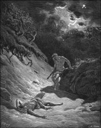Gustave Dore - 'The Death of Abel' from the ''Holy Bible''