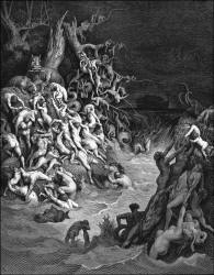 Gustave Dore - 'The World destroyed by Water' from the ''Holy Bible''