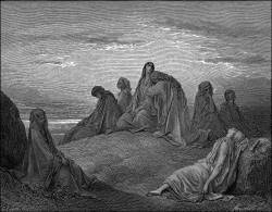 Gustave Dore - 'The Daughters of Israel lamenting the Daughter of Jephthah' from the ''Holy Bible''