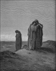 Gustave Dore - 'Naomi and her daughters-in-law' from the ''Holy Bible''