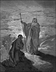 Gustave Dore - 'Samuel blessing Saul' from the ''Holy Bible''