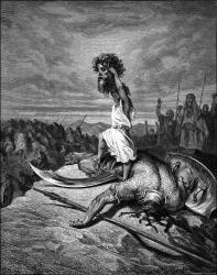 Gustave Dore - 'David and Goliath' from the ''Holy Bible''