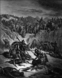 Gustave Dore - 'Combat between the Champions of Ish-bosheth and David' from the ''Holy Bible''