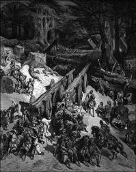 Gustave Dore - 'Cutting down the Cedars for the Construction of the Temples' from the ''Holy Bible''