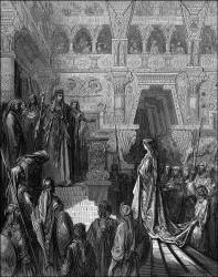 Gustave Dore - 'Solomon receiving the Queen of Sheba' from the ''Holy Bible''