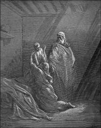 Gustave Dore - 'Elijah raiseth the Son of the Widow of Zarephath' from the ''Holy Bible''
