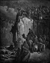 Gustave Dore - 'Slaughter of the Prophets of Baal' from the ''Holy Bible''
