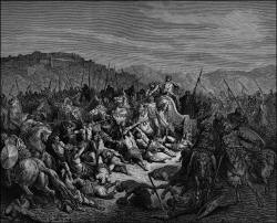 Gustave Dore - 'Slaughter of the Syrians by the Children of Israel' from the ''Holy Bible''