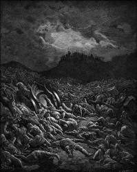 Gustave Dore - 'The Destruction of the Armies of the Ammonites and Moabites' from the ''Holy Bible''