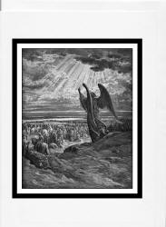 Greeting Card sample showing an image from the ''Holy Bible'', illustrated by Gustave Dore