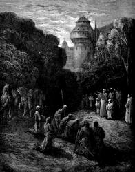 Gustave Dore - 'Benediction' from ''History of the Crusades'' (1880), written by Joseph Francois Michaud
