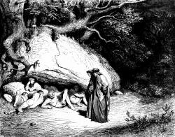 Gustave Dore - Illustration depicting Canto IV, lines 38, 39 from ''Inferno'' (1887), written by Dante Alighieri
