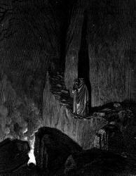 Gustave Dore - Illustration depicting Canto XXVI, lines 46-49 from ''Inferno'' (1887), written by Dante Alighieri