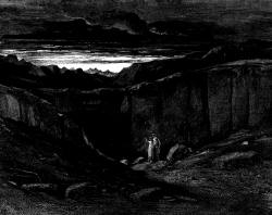 Gustave Dore - Illustration depicting Canto III, line 9 from ''Inferno'' (1887), written by Dante Alighieri