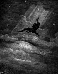 Gustave Dore - Illustration for Book III, lines 739, 741 of ''Paradise Lost'' (1887), written by John Milton