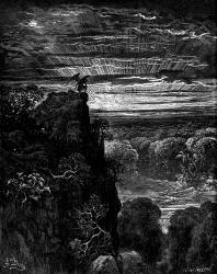 Gustave Dore - Illustration for Book IV, lines 172, 173 of ''Paradise Lost'' (1887), written by John Milton