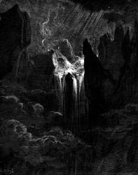 Gustave Dore - Illustration for Book VII, lines 298, 299 of ''Paradise Lost'' (1887), written by John Milton