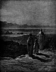 Gustave Dore - Illustration for Canto I, lines 49-52 'Purgatory' in ''Purgatory and Paradise'' (1889), written by Dante Alighieri