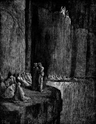 Gustave Dore - Illustration for Canto XIII, lines 129, 130 'Purgatory' in ''Purgatory and Paradise'' (1889), written by Dante Alighieri